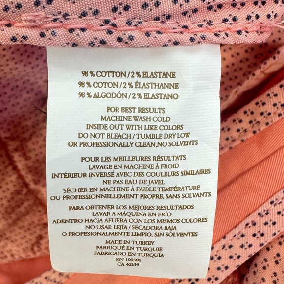 NWT Peter Millar Collection Concorde Garment Dyed Shorts MSPCE CORAL Sz 36‎ $128 - Picture 8 of 10